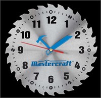 New Mastercraft 10-in Shop Wall Clock