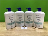 Ivory Sensitive Skin Body Wash lot of 4