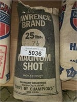 Lawrence 7 1/2 Magnum Shot - unopened 25 lb bag