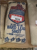 All American 7 1/2 Lead Shot - unopened 25 lb bag