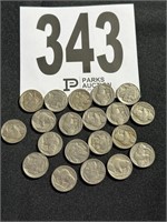 (20) Buffalo Nickels(CASH ONLY)