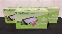 (3) Food Saver Vacuum Sealing Systems FM2900