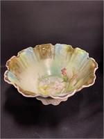 Silesia glass decorative bowl