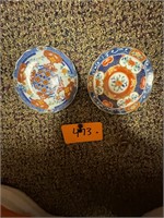 Pair of Antique China Plates Made in China