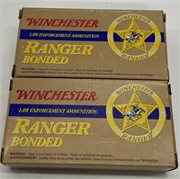 100 QTY WINCHESTER RANNGER BONDED 9MM AMMO