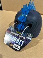 New boys light up spike blue bike helmet 54-58cm