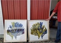 LARGE PAIR SEA LIFE PICTURES - PICKUP ONLY