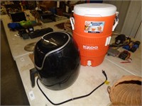 AIR FRYER & 5 GALLON WATER COOLER