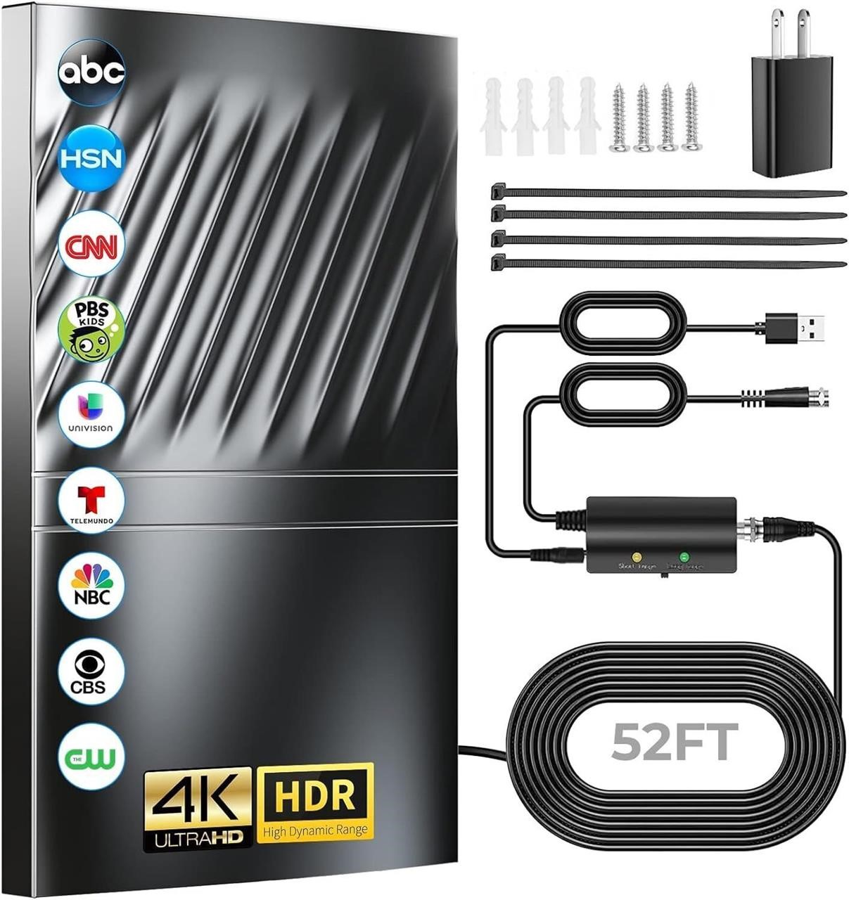 HD Digital TV Antenna 1900+ Miles Range