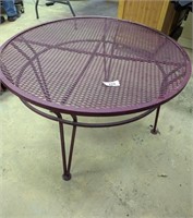 Round Metal Table