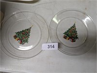 Avon: Christmas Plates 3 sets of 2