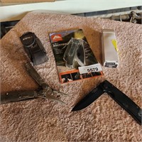 Ozark Trail 6 in 1 Multitool, Callmus Cuda Knife