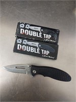 ~(2) Double Tap Pocket Knife