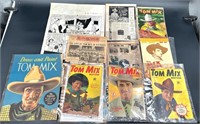 Vintage Tom Mix Comic Books & Ephemera