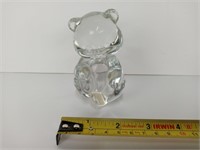Glass Bear Paper Weight