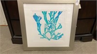 Framed artwork print- silver frame- 24 x 24