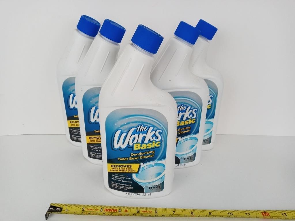 The Works Toilet Bowl Cleaner Lot of 5