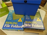 Hanging File folders & file carrier