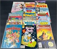 Disney Comic Books Dumbo Pocohontas Pluto +