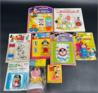 Disney Mickey Mouse Toys Book Magic Set Marbles +