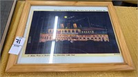 Grand View Point Hotel print framed. Ship Hotel.