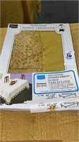 Sears No Iron tablecloth 69 x 92 inches