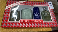 British sterling soap, deodorant, cologne set.