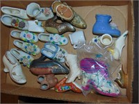 Flat full of Collectible Shoe Figurines