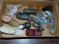 Flat full of Collectible Shoe Figurines plus