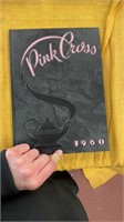 Old pink cross book