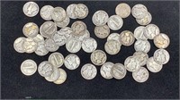 (50) Silver Mercury Dimes