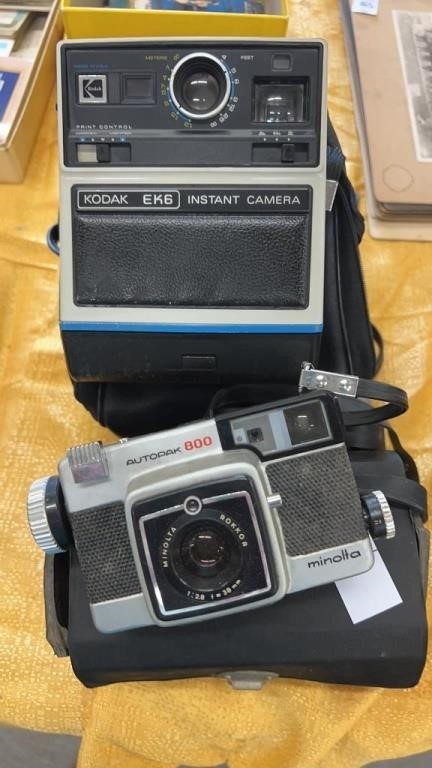 Vintage Kodak and Minolta
