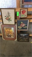 Vintage floral prints