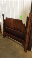 Old claw foot poster bed frame