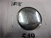 1818 U.S. Copper Large Cent