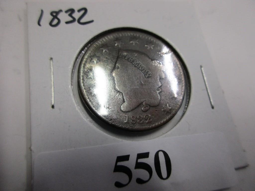 1832 U.S. Copper Large Cent