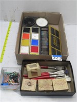 vintage painting supplies