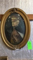 Antique bubble frame early U.S. soldier minor
