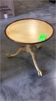 Claw foot end table
