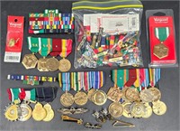 Military Medals, Ribbons, Pins, Tie Bars
