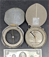 2 Vintage Leopold Compasses