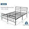 (READ)HOBINCHE King Metal Bed Frame