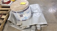 ROLL OF R-15 INSALATION & PLASTIC