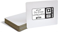 NEW $45 Premium Dry Erase Boards, 9" x 12"