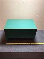 Green, Vintage Wooden Stool