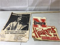 Jimmy Webb in Concert Poster, Huskers