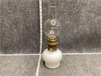 Old Aladdin Lamp with Clear Shade