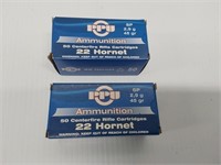 .22cal Hornet ammunition lot