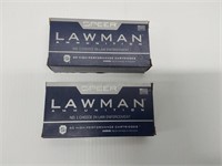 (2) boxes of Lawman 165gr TMJ ammunition