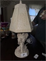 GORGEOUS BISQUE LAMP